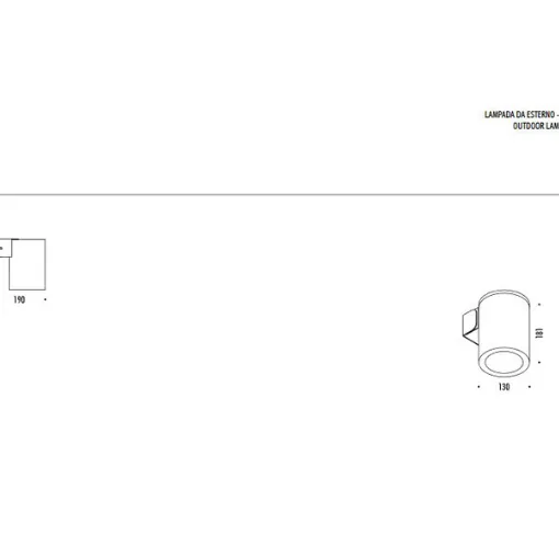 Technisches Datenblatt Davide Groppi Chillout-Lampe