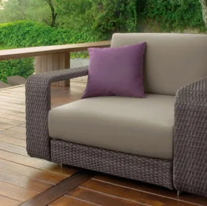 Outdoor-Sessel aus Vicenza Roberti Rattan