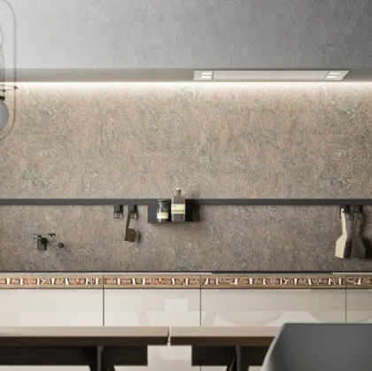 genius loci valcucine küche mit mosaikschublade