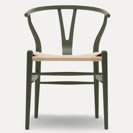 Carl Hansen Verona Olivgrüner Stuhl