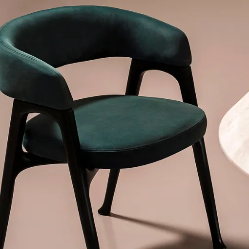 Design-Stuhl aus Leder