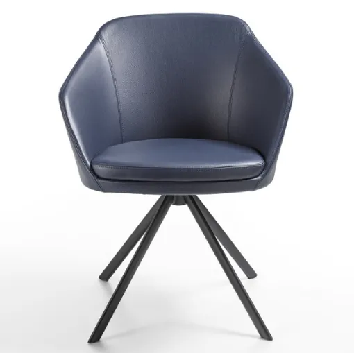 Design-Sessel aus Metall