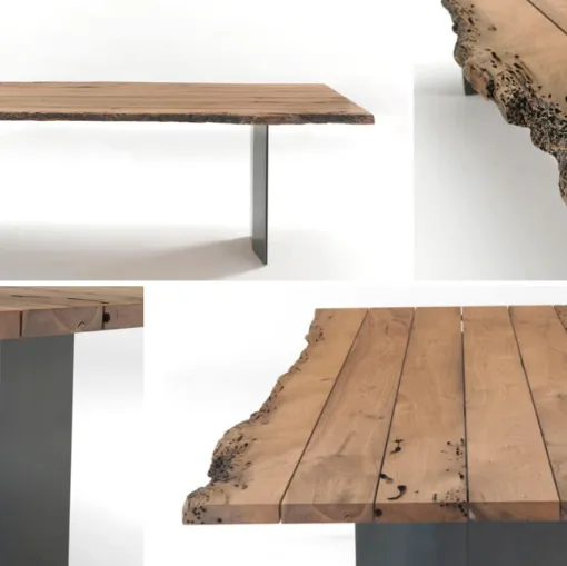 Riva 1920 Tisch aus Holz und Eisen