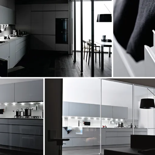 valantica kitchen valcucine aus laminiertem aluminium